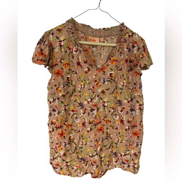 EVRI Tops - EVRI Multicolor Floral Blouse